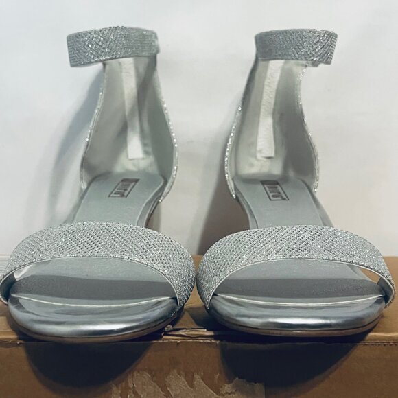 IDIFU NWB-Women's 2" Kitten Heels-Formal Stretch Strappy Ankle-Open Toe-Sz. 9 - Picture 6 of 16